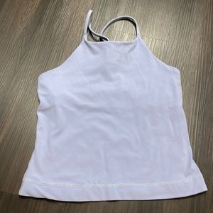 Lululemon cropped, high-neck tank